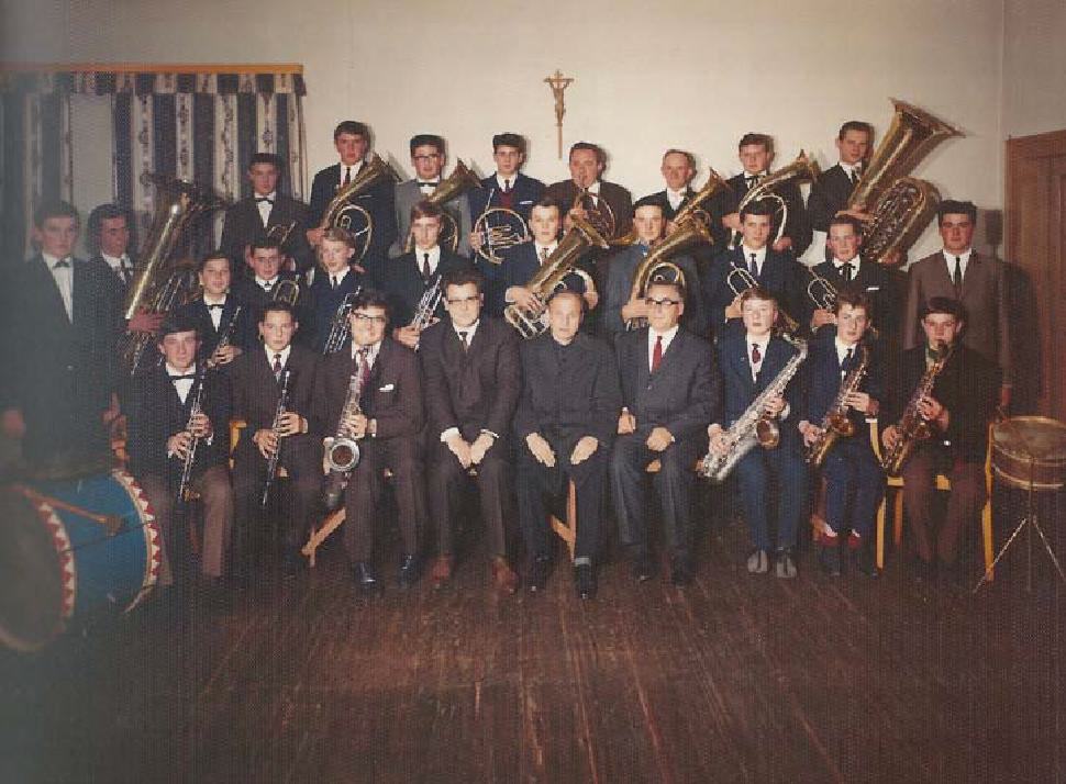 Orchester des Musikverein Biebertal im Jahr 1967